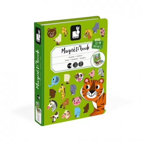 libro magnetico animali - 30 magneti