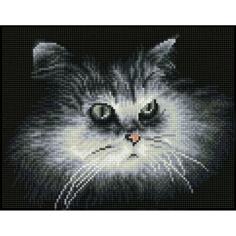DIAMOND DOTZ Shadow Cat Say - Diamond Dotz Squares Dq7.002 32x25cm a 29,99 €