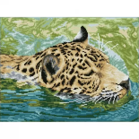 jungle prince - diamond dotz squares dq8.012 41x31cm