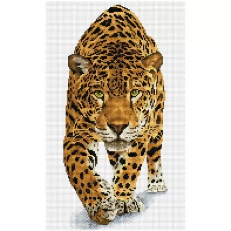 on the prowl - diamond dotz squares dq9.007 32x52cm