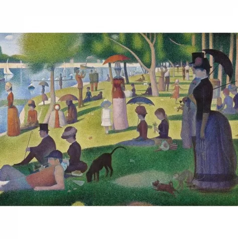 a sunday afternoon on the island of la grande jatte - puzzle 1000 pezzi museum collection