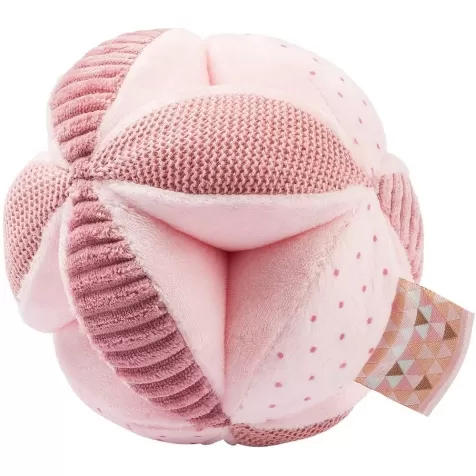 palla attivita con sonaglio lapidou in peluche rosa