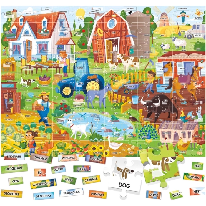 easy english 100 words - farm