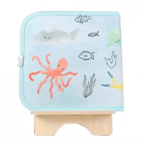 album lavagna sea life - album riutilizzabile piu 4 gessetti zero polvere butterstix