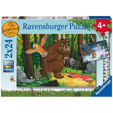 gruffalo - puzzle 2x24 pezzi