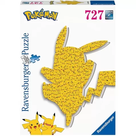 pikachu shaped - puzzle 727 pezzi silhouette