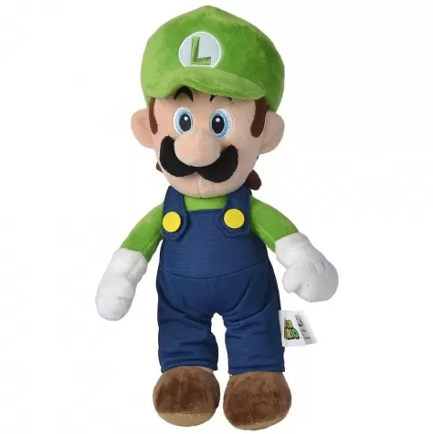 super mario - luigi peluche 30cm