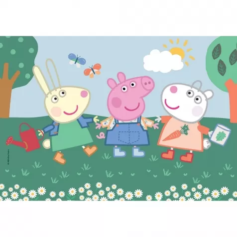 peppa pig - puzzle 3x48 pezzi - play for future