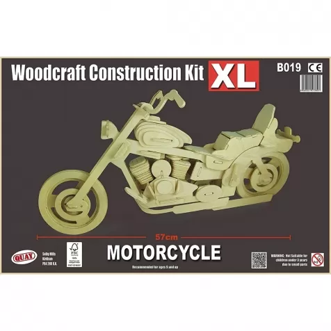 motorcycle xl - kit di costruzioni in legno (certificazione fsc)