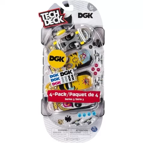 tech deck - pack 4 skate