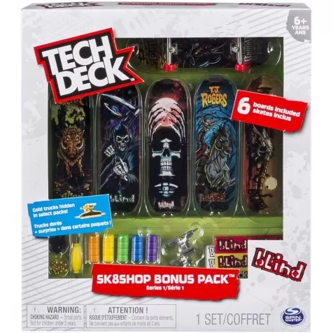 tech deck - pack deluxe 6 skate