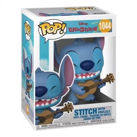 disney: lilo e stitch - stitch with ukulele - funko pop 1044