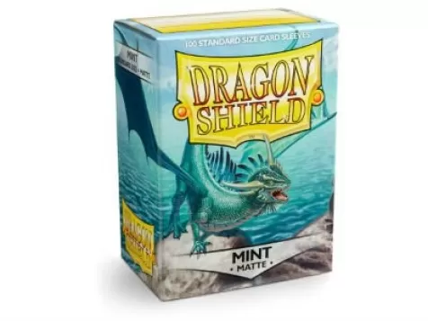 dragon shield standard sleeves - matte mint (100 bustine protettive)