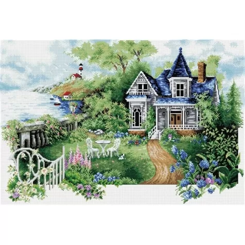 summer hideaway - diamond dotz intermediate dd15.024 90x61cm