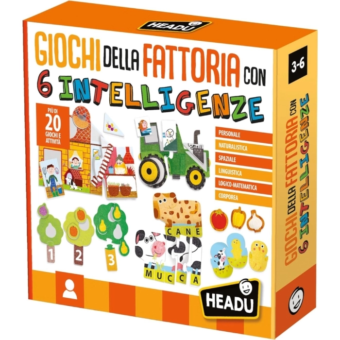 giochi della fattoria con 6 intelligenze