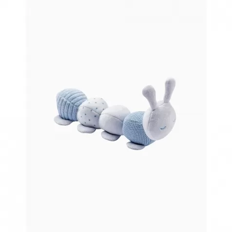 activity caterpillar - bruco multiattivita in peluche - blu