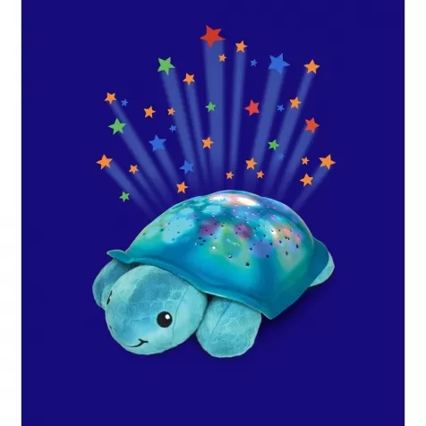 twilight turtle azzuro - tartaruga peluche con proiettore di cielo notturno stellato