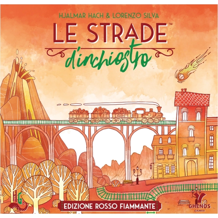 le strade d'inchiostro - rosso fiammante