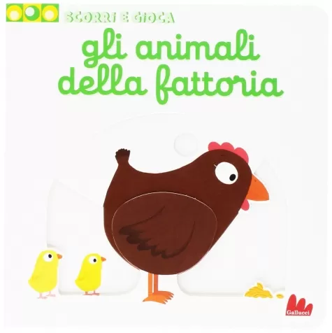 gli animali della fattoria. scorri e gioca. ediz. illustrata