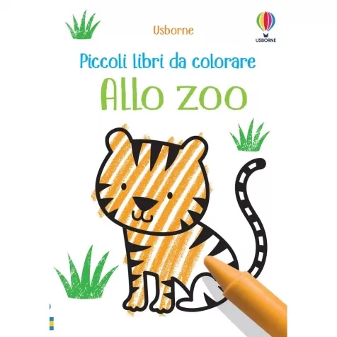 allo zoo. piccoli libri da colorare. ediz. illustrata