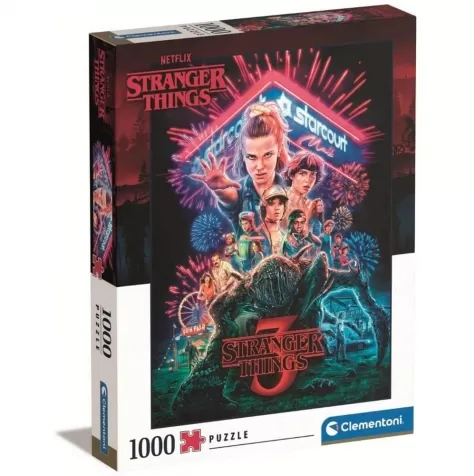 stranger things 3 - puzzle 1000 pezzi