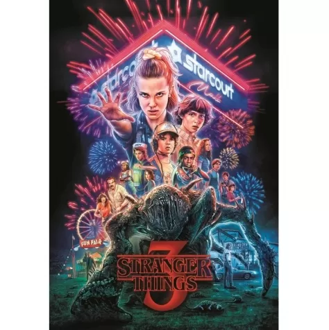 stranger things 3 - puzzle 1000 pezzi