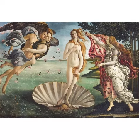 la nascita di venere (botticelli) - museum collection - puzzle 2000 pezzi