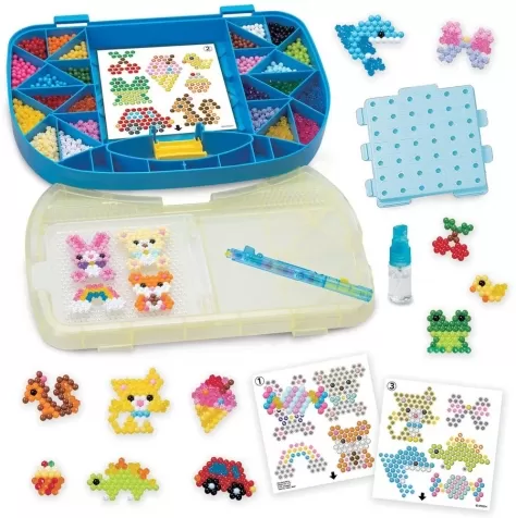 aquabeads - valigetta beginner studio - 900 perline e accessori