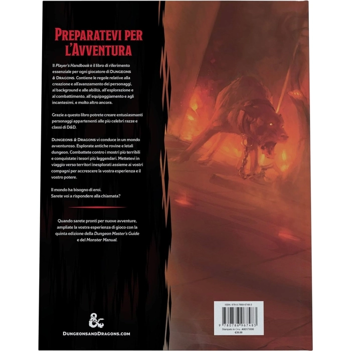 dungeons and dragons 5 ed. - manuale del giocatore