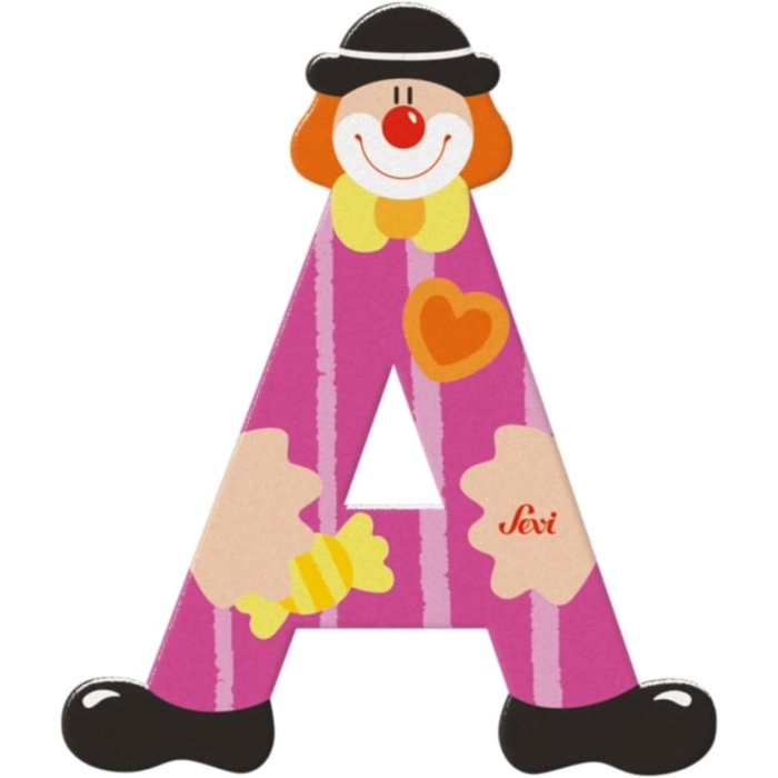 lettera a - clown