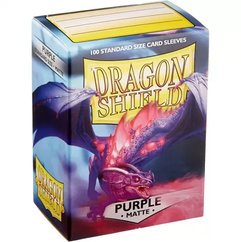 dragon shield standard sleeves - matte purple (100 bustine protettive)