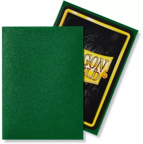 dragon shield standard sleeves - matte emerald (100 bustine protettive)