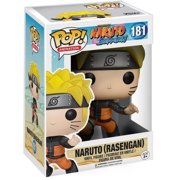 naruto shippuden - naruto (rasengan) 9cm - funko pop 181