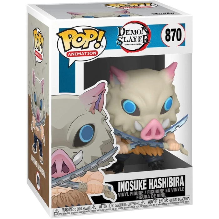 demon slayer - inosuke hashibira 9cm - funko pop 870