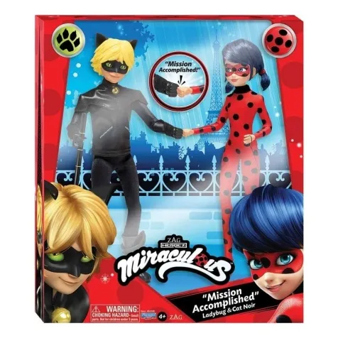 miraculous - bambola 26cm 2-pack