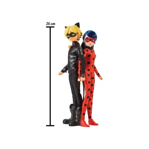 miraculous - bambola 26cm 2-pack