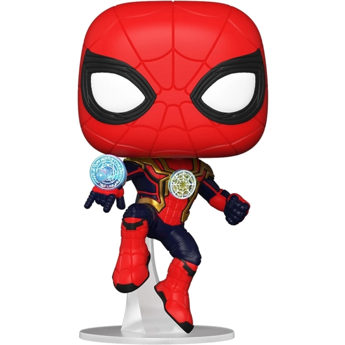 marvel: spider-man: no way home - spiderm-man integrated suit 9cm - funko pop 913