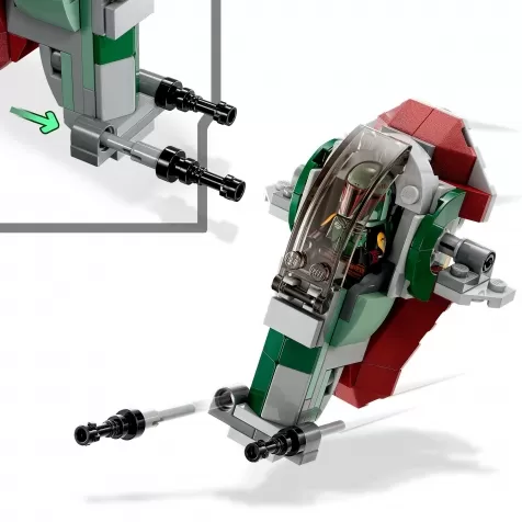 75344 - astronave di boba fett microfighter