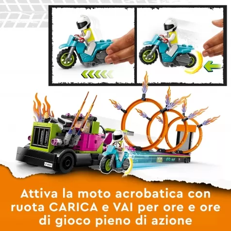 60357 - stunt truck: sfida dell’anello di fuoco