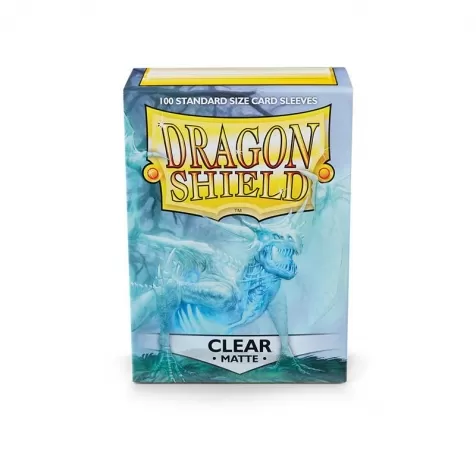 dragon shield standard sleeves - matte clear (100 bustine protettive)