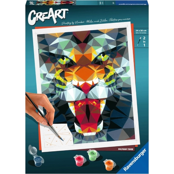 creart - polygon tiger