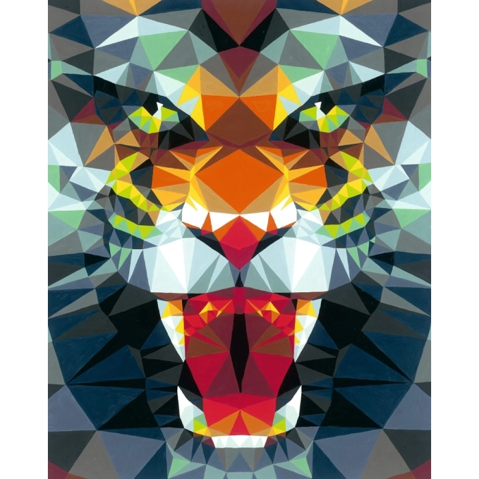 creart - polygon tiger