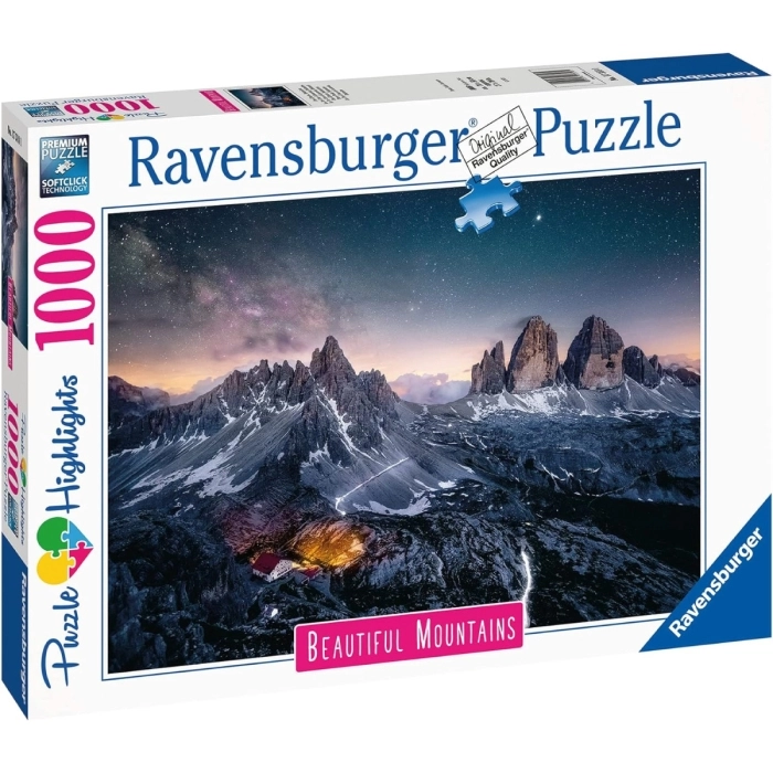 le tre cime di lavaredo - puzzle 1000 pezzi