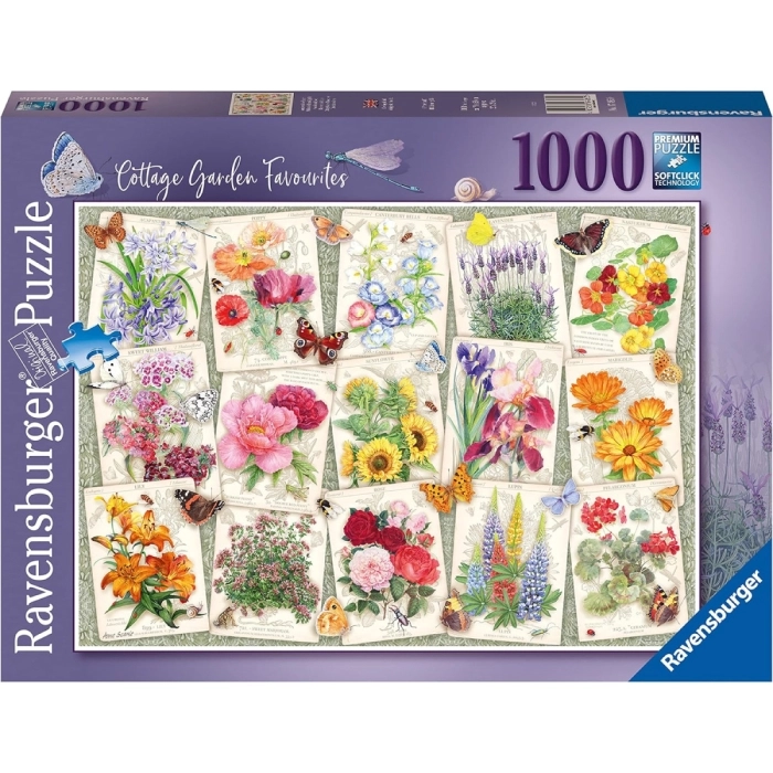 collezione di fiori - puzzle 1000 pezzi