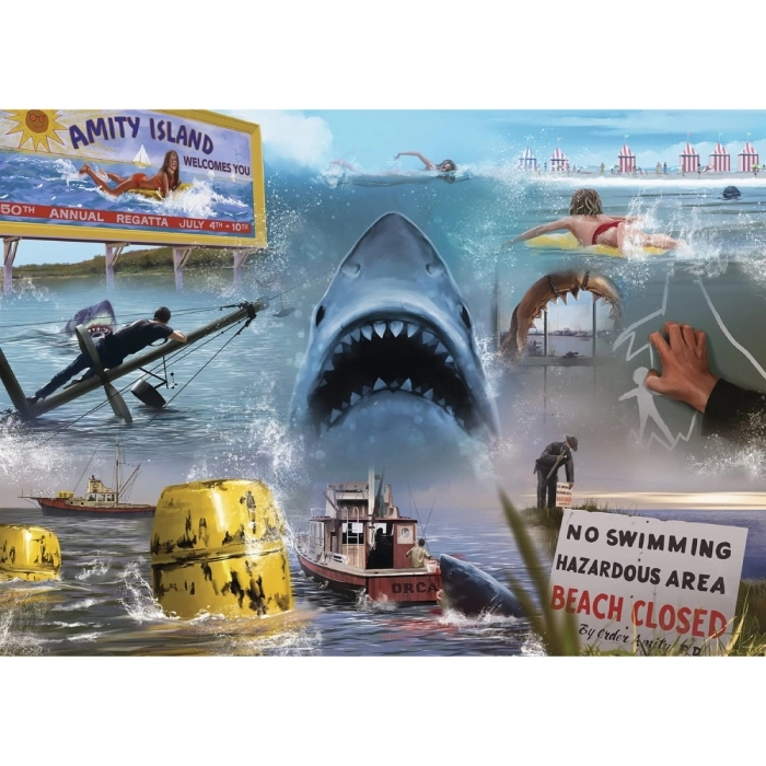 jaws - lo squalo - puzzle 1000 pezzi