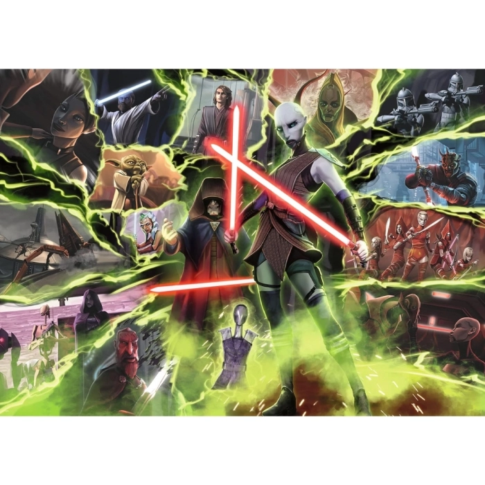 star wars villainous: asajj ventress - puzzle 1000 pezzi