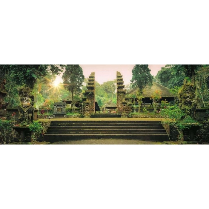 tempio di batukaru, bali - puzzle 1000 pezzi panorama