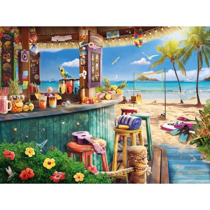 chiosco in spiaggia - puzzle 1500 pezzi