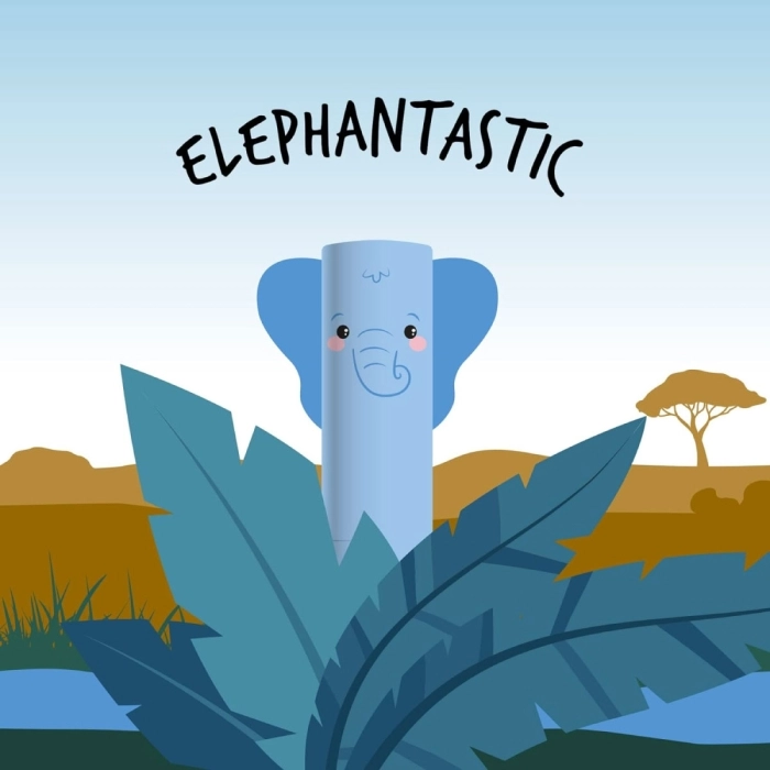 LEGAMI Penna Gel Cancellabile Elefante - Inchiostro Blu
