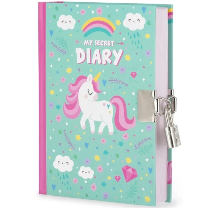 diario segreto con lucchetto - my secret diary - unicorn